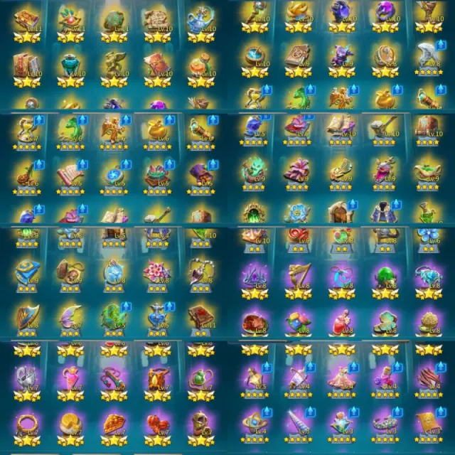 Can go to K1739 / Max stats: 1283-1236-1311% · 8 / 9