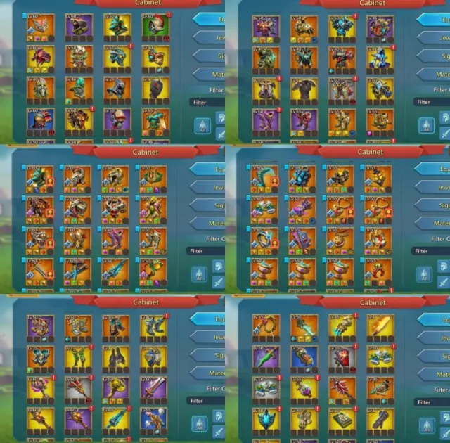 Low Base Might / 1295%-1240%-1269% stats · 8 / 8