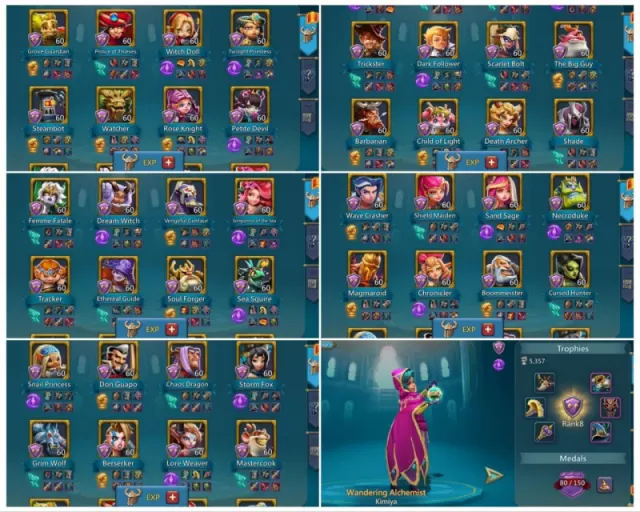 15 mystic champs + 8 cups · 8 / 8