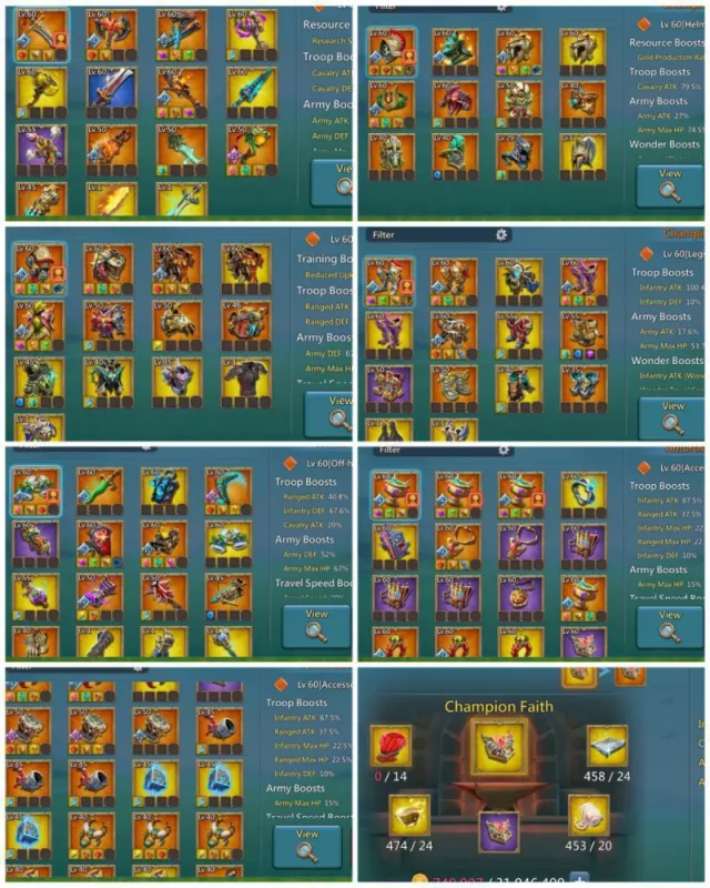 Can go to K1427 / 6 mystic champs + 4 cups · 4 / 5