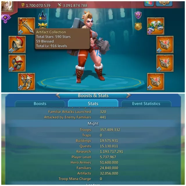 Low Quest - 9 Champ + 6 Cups · 5 / 5