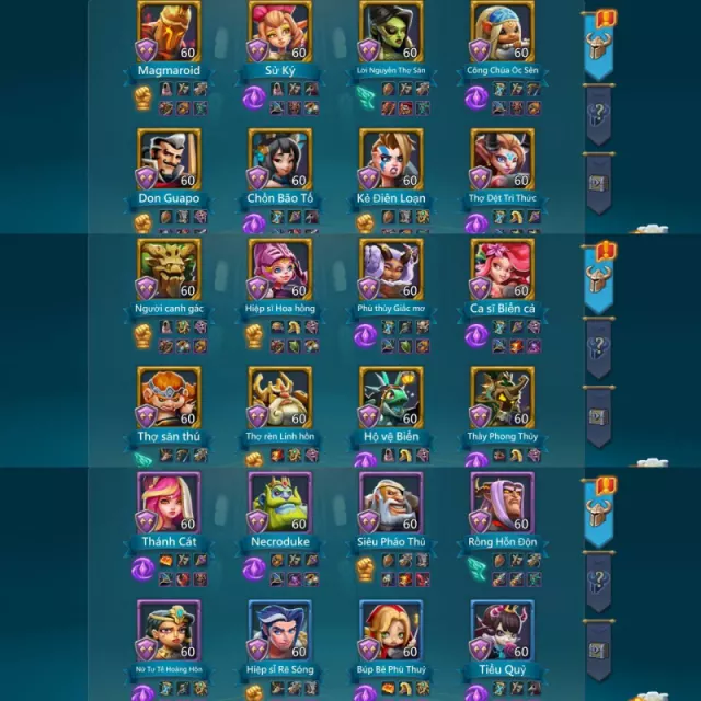 5 champ / 7 max fam · 2 / 5