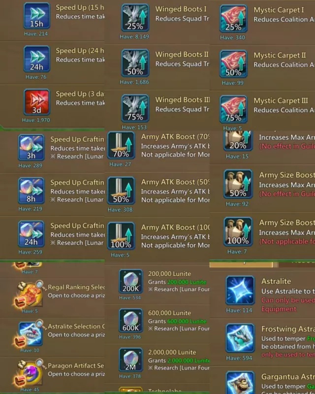 Low Might RL, Base Stats 546/536/553 · 5 / 8