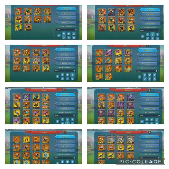 low quest might  / 9 mythic champs · 6 / 6
