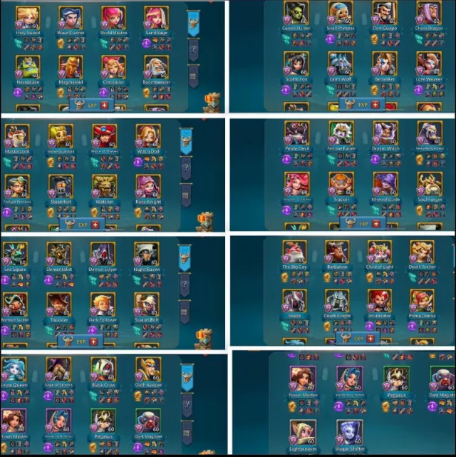 16 mystic champs + 6 cups · 3 / 8