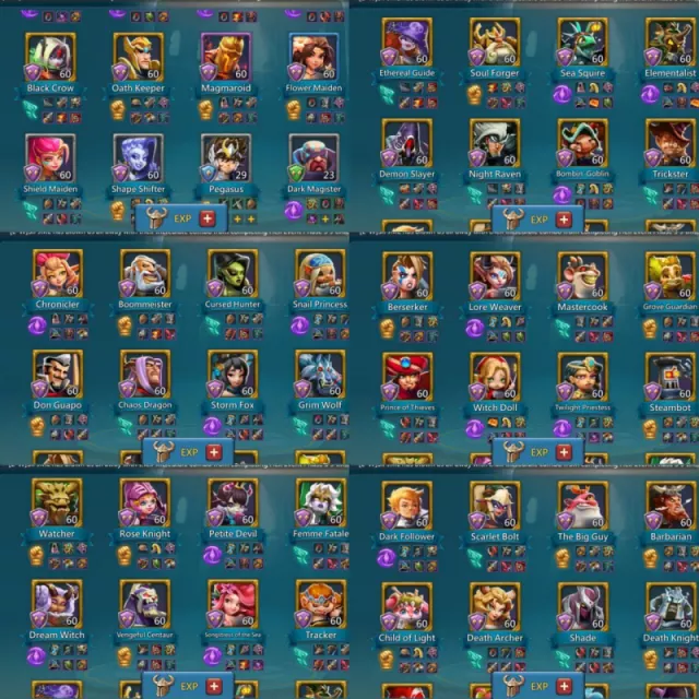 Low quest might / 1145%1067%1032 max stats · 6 / 6