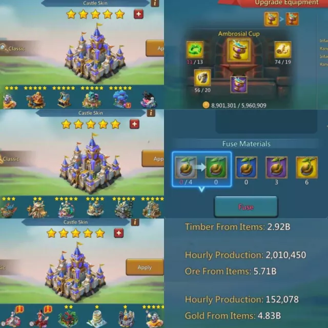 Can go K1329 / 567~26 blessed~959lvls · 2 / 6