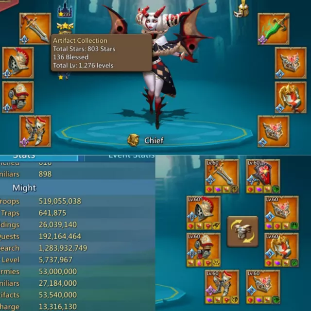 17 champ1*15 and 4 lvl 12 champ · 5 / 9