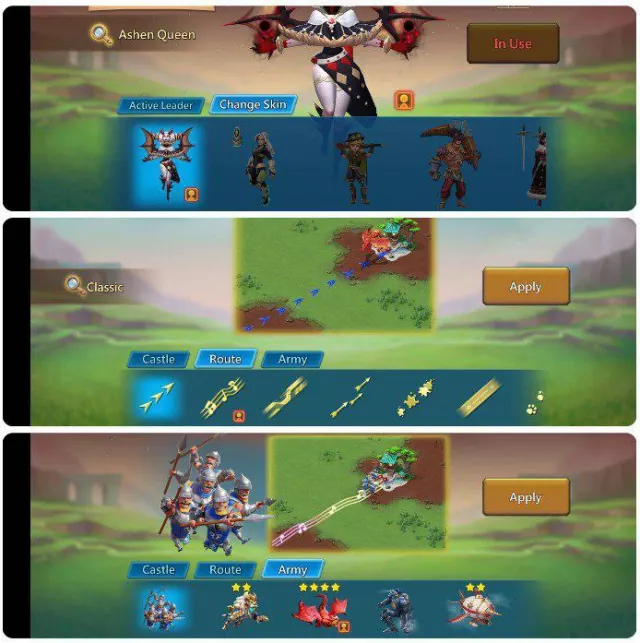 15 Champ mythic / 5x Lv15, 3x Lv12 · 7 / 9