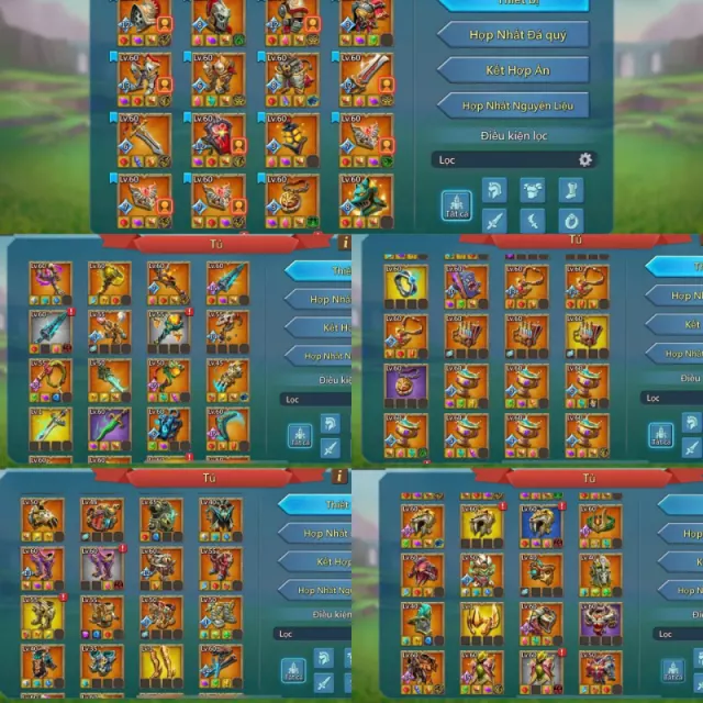 3*11k / 15 mythic champ / 5lvl12 · 5 / 5