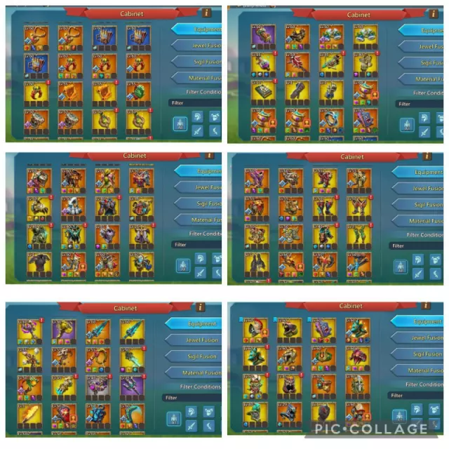 Can go till k1419 / 1*Lvl12+1*11+1*10 Champ Astra · 4 / 8