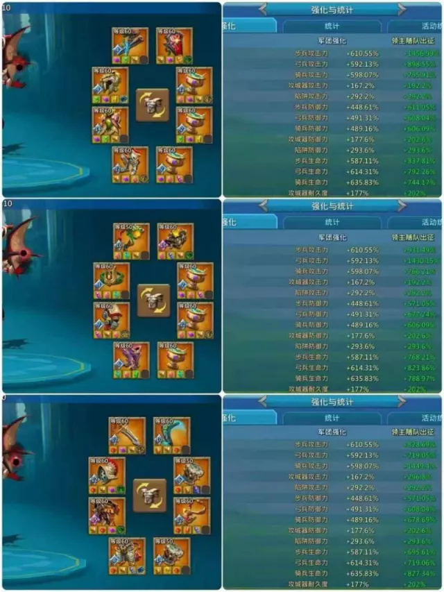 3×12lvl Astralited  / stats : 1500-1470-1490% · 6 / 8