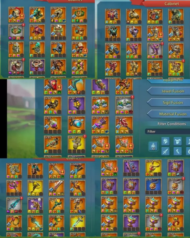 11 champ / 1x11k, 1 lvl 12 , 2 army jewels · 4 / 6