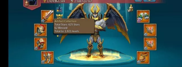 3x11k Heroes Gold / 1 Lv.3, 3 Lv.12 Champs · 1 / 9