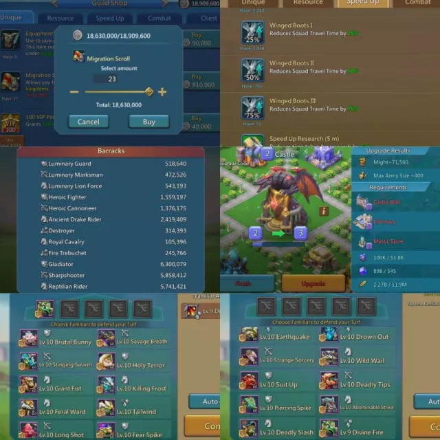1116–1225-1203% stats / Low Quest Might · 2 / 6