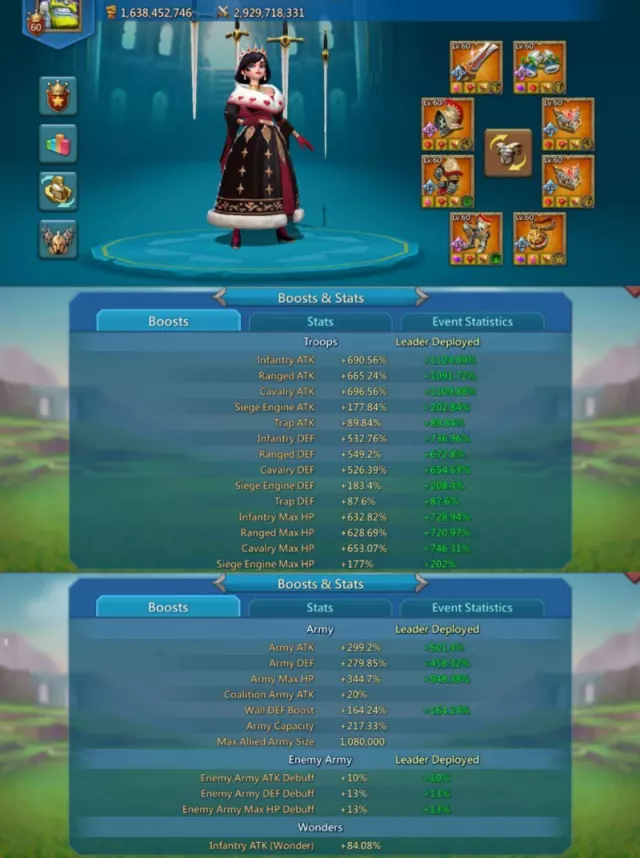 Can fly to k1146 / 690-665-695% Base stats · 7 / 9