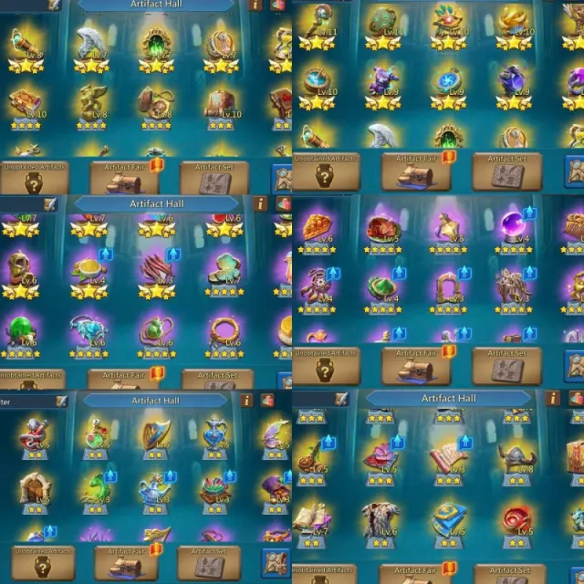 7 champs / 6 cups / 1235-1204-1237% max stats · 3 / 4