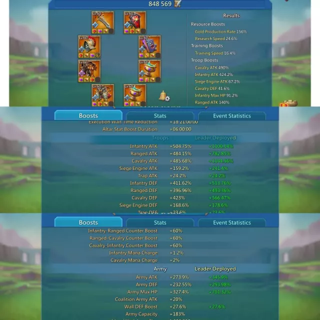 Can go to K1457 / Max stats: 1337-1372-1402% · 2 / 9