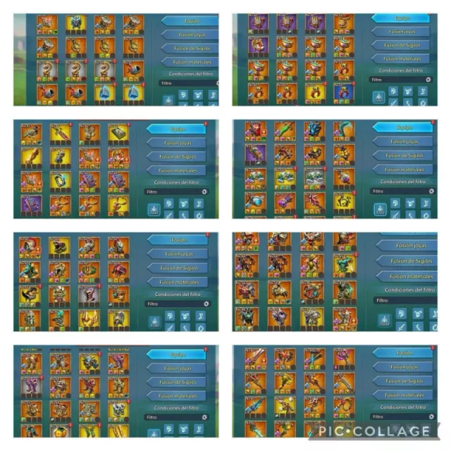 Full Champ 3-11k Gold / 1750% stats · 6 / 6