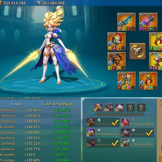 CUENTA LORDS MOBILE | 2 CHAMP | REF 4DFA9