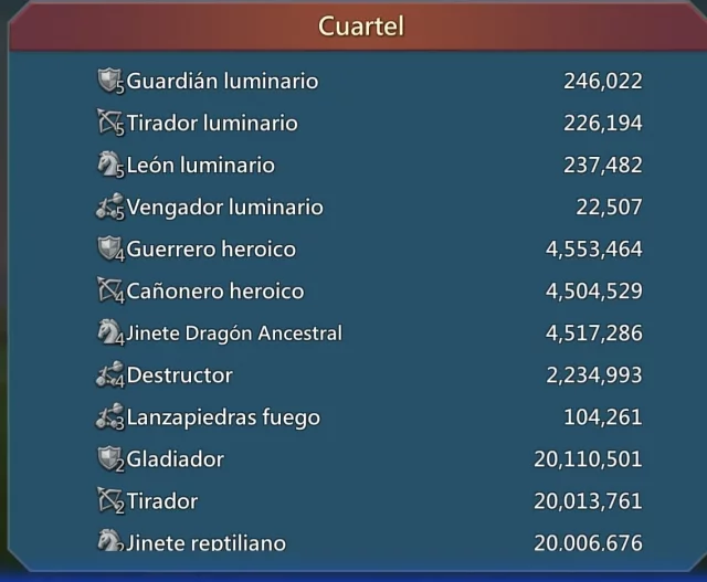 CUENTA LORDS MOBILE 1.98B PODER | 75M TROPAS T5/T4 | REF 4810 · 2 / 36