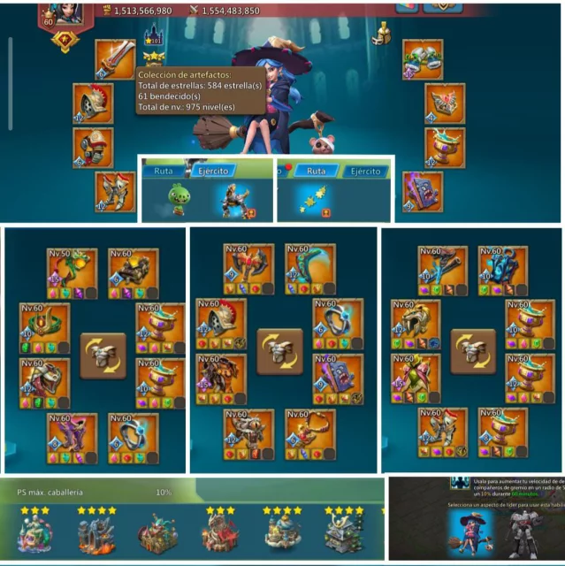 CUENTA LORDS MOBILE | 5 CHAMP | REF D4C0D · 1 / 1